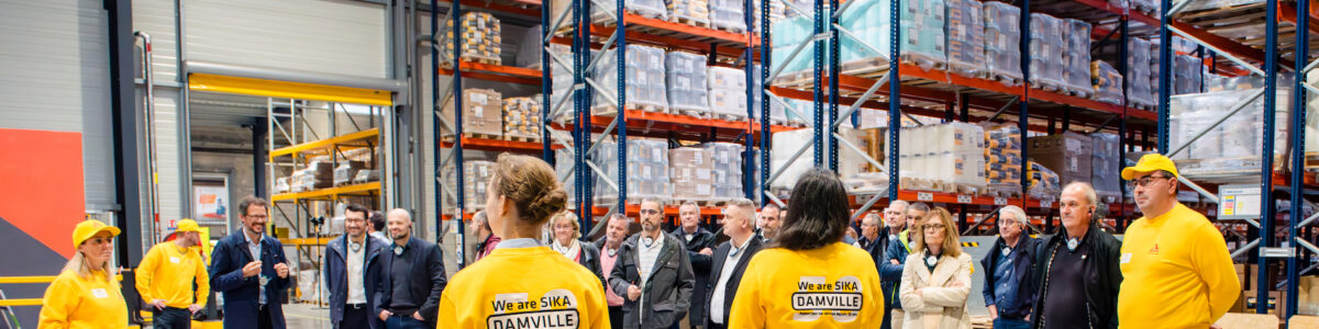 Visite Usine Sika à Damville